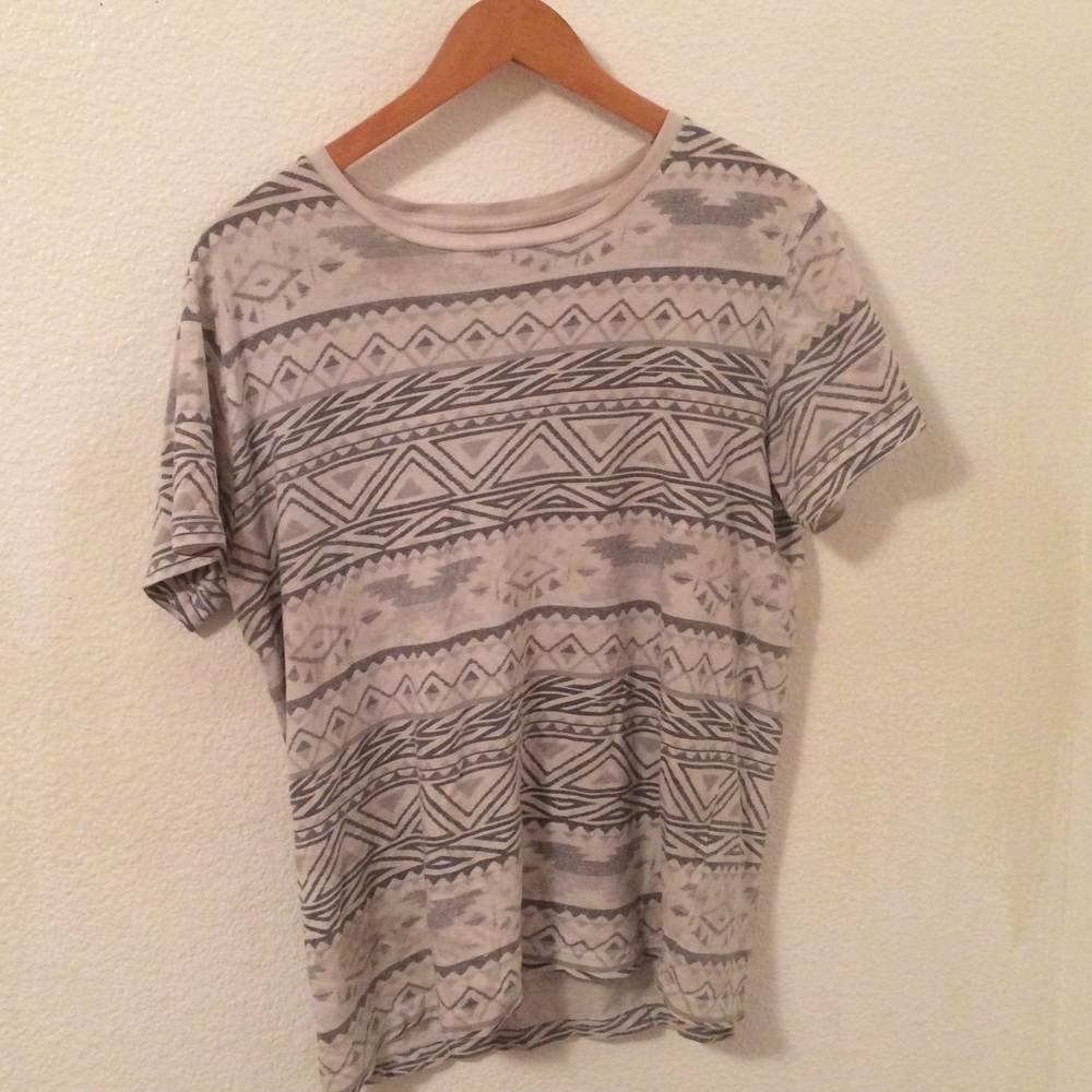21 Men T Shirt | White & Grey